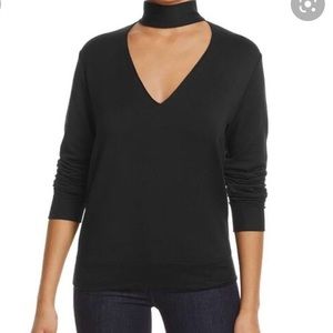 Bailey 44 Chocker Neck V sweater